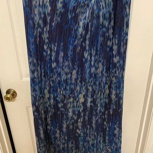 Adriana Pappell Plus Size Short Flutter Sleeve Surplice Gown 22W - Picture 4 of 6